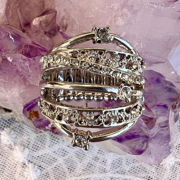 Fun Fashion Stretch Rings - Set of 2 - Picture 6 of 9